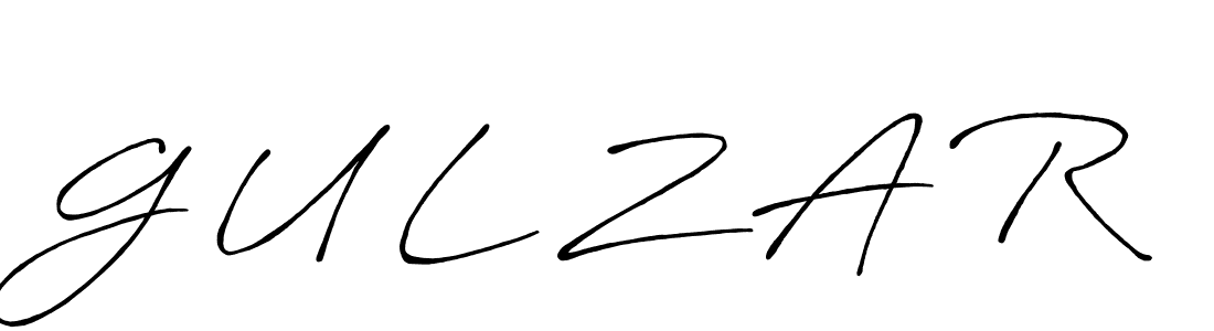 Also we have G U L Z A R name is the best signature style. Create professional handwritten signature collection using Antro_Vectra_Bolder autograph style. G U L Z A R signature style 7 images and pictures png