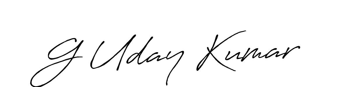 It looks lik you need a new signature style for name G Uday Kumar. Design unique handwritten (Antro_Vectra_Bolder) signature with our free signature maker in just a few clicks. G Uday Kumar signature style 7 images and pictures png