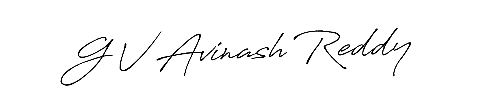 You can use this online signature creator to create a handwritten signature for the name G V Avinash Reddy. This is the best online autograph maker. G V Avinash Reddy signature style 7 images and pictures png