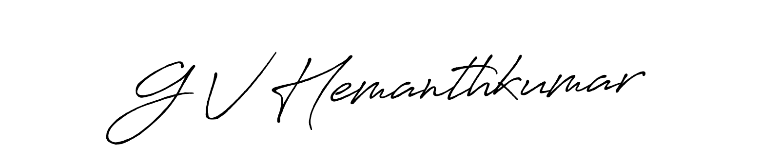 See photos of G V Hemanthkumar official signature by Spectra . Check more albums & portfolios. Read reviews & check more about Antro_Vectra_Bolder font. G V Hemanthkumar signature style 7 images and pictures png