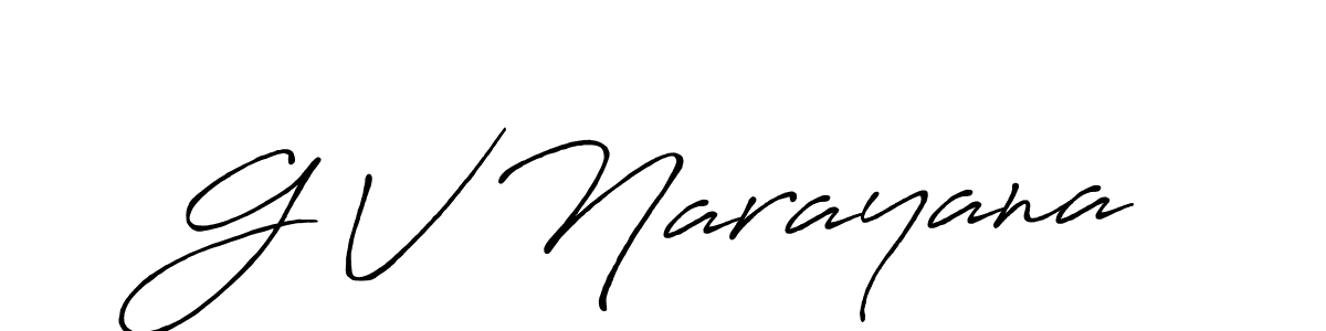 Best and Professional Signature Style for G V Narayana. Antro_Vectra_Bolder Best Signature Style Collection. G V Narayana signature style 7 images and pictures png