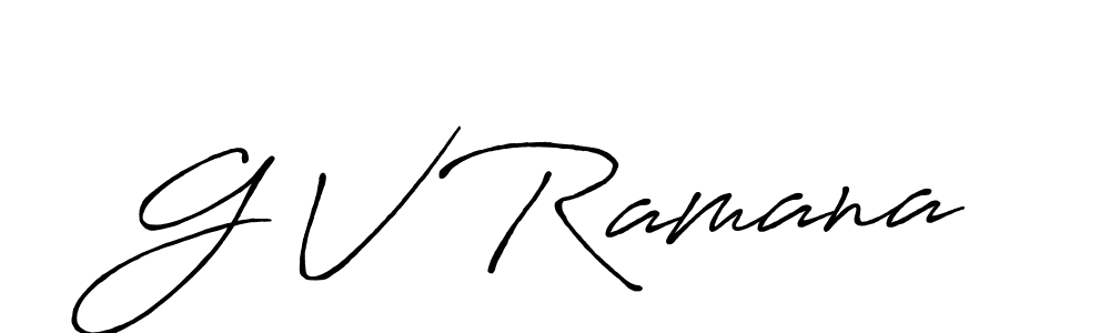 Make a beautiful signature design for name G V Ramana. Use this online signature maker to create a handwritten signature for free. G V Ramana signature style 7 images and pictures png