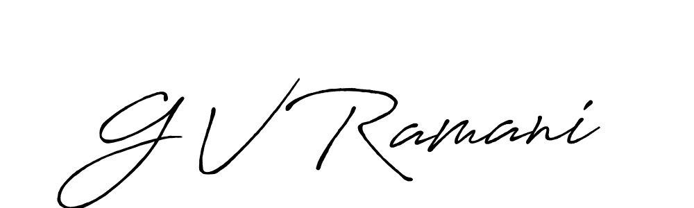 Here are the top 10 professional signature styles for the name G V Ramani. These are the best autograph styles you can use for your name. G V Ramani signature style 7 images and pictures png