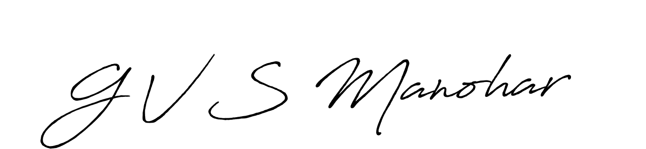 This is the best signature style for the G V S Manohar name. Also you like these signature font (Antro_Vectra_Bolder). Mix name signature. G V S Manohar signature style 7 images and pictures png