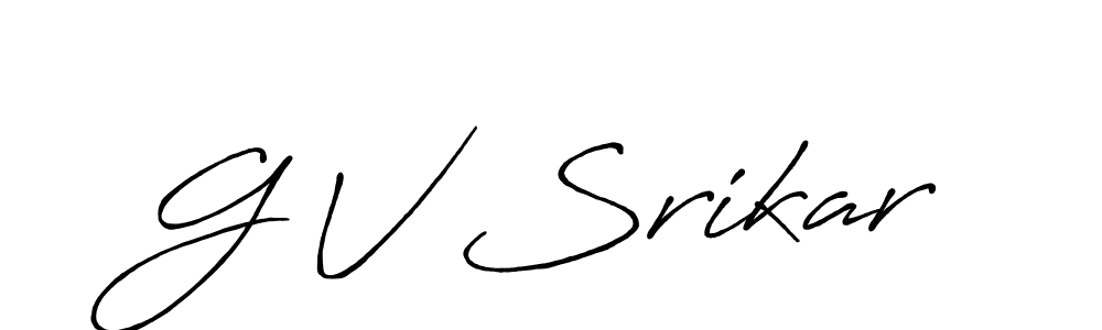 Here are the top 10 professional signature styles for the name G V Srikar. These are the best autograph styles you can use for your name. G V Srikar signature style 7 images and pictures png