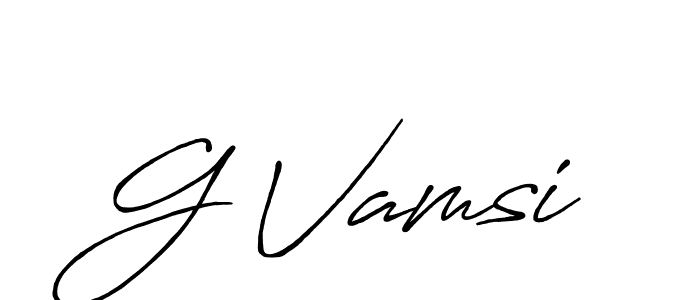 Once you've used our free online signature maker to create your best signature Antro_Vectra_Bolder style, it's time to enjoy all of the benefits that G Vamsi name signing documents. G Vamsi signature style 7 images and pictures png