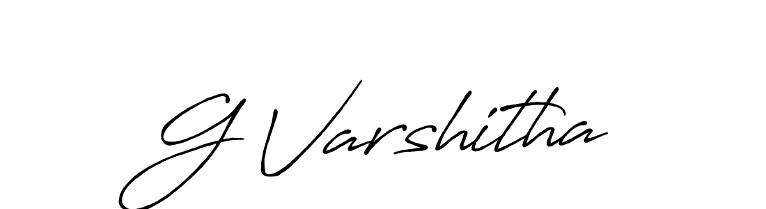 Also You can easily find your signature by using the search form. We will create G Varshitha name handwritten signature images for you free of cost using Antro_Vectra_Bolder sign style. G Varshitha signature style 7 images and pictures png