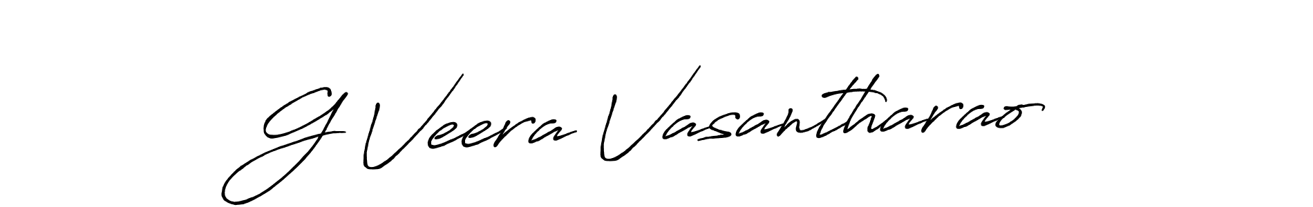 How to Draw G Veera Vasantharao signature style? Antro_Vectra_Bolder is a latest design signature styles for name G Veera Vasantharao. G Veera Vasantharao signature style 7 images and pictures png