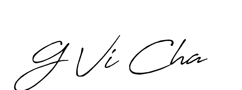 if you are searching for the best signature style for your name G Vi Cha. so please give up your signature search. here we have designed multiple signature styles  using Antro_Vectra_Bolder. G Vi Cha signature style 7 images and pictures png