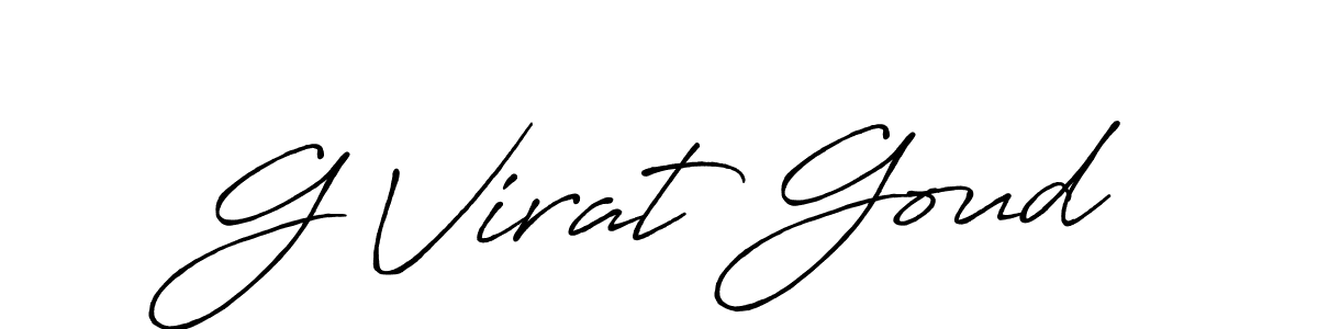 Also You can easily find your signature by using the search form. We will create G Virat Goud name handwritten signature images for you free of cost using Antro_Vectra_Bolder sign style. G Virat Goud signature style 7 images and pictures png