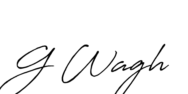 if you are searching for the best signature style for your name G Wagh. so please give up your signature search. here we have designed multiple signature styles  using Antro_Vectra_Bolder. G Wagh signature style 7 images and pictures png