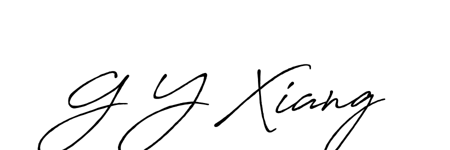 Also we have G Y Xiang name is the best signature style. Create professional handwritten signature collection using Antro_Vectra_Bolder autograph style. G Y Xiang signature style 7 images and pictures png