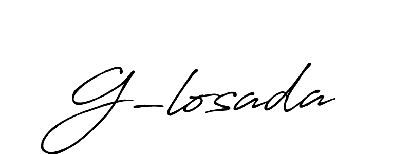 Also we have G-losada name is the best signature style. Create professional handwritten signature collection using Antro_Vectra_Bolder autograph style. G-losada signature style 7 images and pictures png