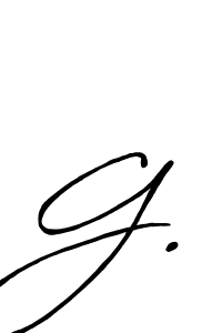 Also You can easily find your signature by using the search form. We will create G. name handwritten signature images for you free of cost using Antro_Vectra_Bolder sign style. G. signature style 7 images and pictures png