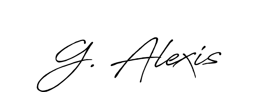 Best and Professional Signature Style for G. Alexis. Antro_Vectra_Bolder Best Signature Style Collection. G. Alexis signature style 7 images and pictures png