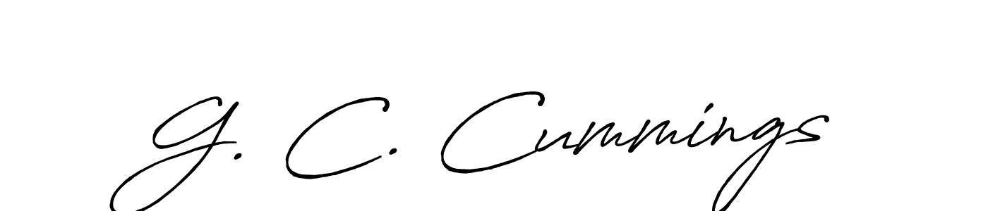 How to Draw G. C. Cummings signature style? Antro_Vectra_Bolder is a latest design signature styles for name G. C. Cummings. G. C. Cummings signature style 7 images and pictures png