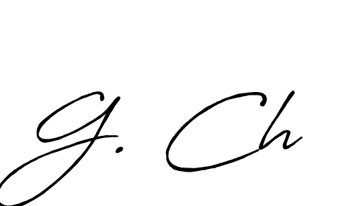 Best and Professional Signature Style for G. Ch. Antro_Vectra_Bolder Best Signature Style Collection. G. Ch signature style 7 images and pictures png
