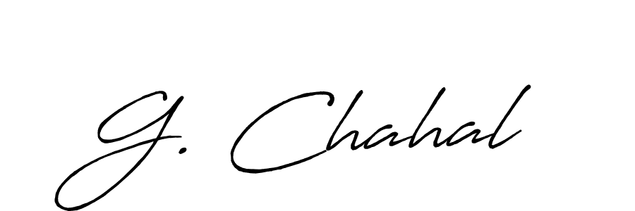 Once you've used our free online signature maker to create your best signature Antro_Vectra_Bolder style, it's time to enjoy all of the benefits that G. Chahal name signing documents. G. Chahal signature style 7 images and pictures png