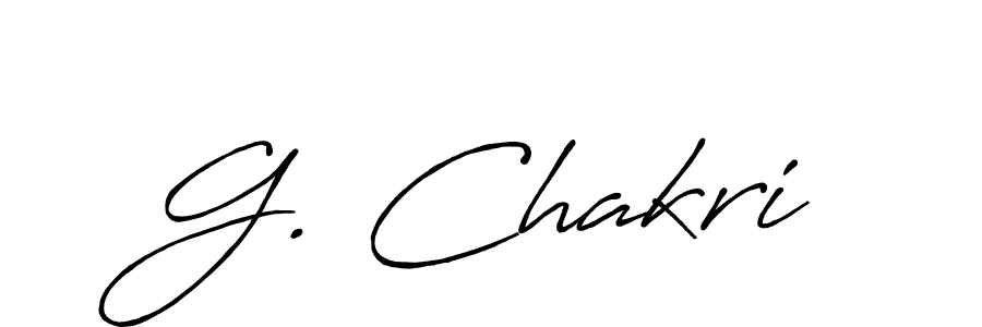 Create a beautiful signature design for name G. Chakri. With this signature (Antro_Vectra_Bolder) fonts, you can make a handwritten signature for free. G. Chakri signature style 7 images and pictures png