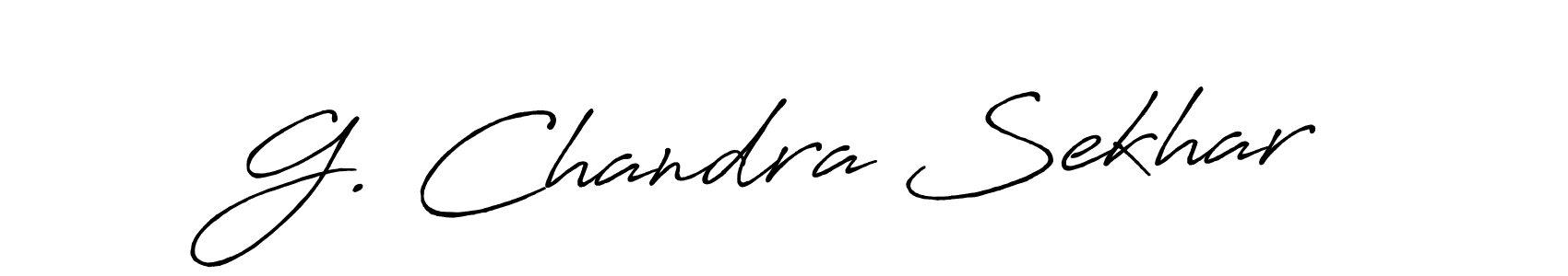 G. Chandra Sekhar stylish signature style. Best Handwritten Sign (Antro_Vectra_Bolder) for my name. Handwritten Signature Collection Ideas for my name G. Chandra Sekhar. G. Chandra Sekhar signature style 7 images and pictures png