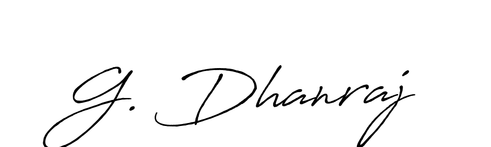 How to make G. Dhanraj signature? Antro_Vectra_Bolder is a professional autograph style. Create handwritten signature for G. Dhanraj name. G. Dhanraj signature style 7 images and pictures png