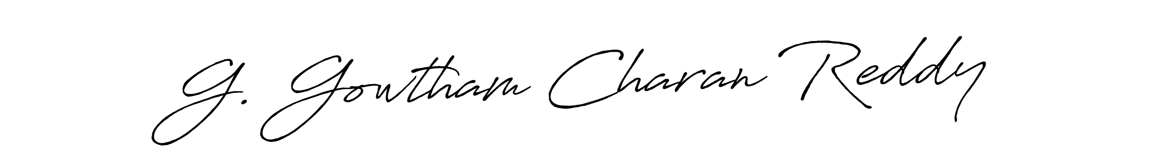 Once you've used our free online signature maker to create your best signature Antro_Vectra_Bolder style, it's time to enjoy all of the benefits that G. Gowtham Charan Reddy name signing documents. G. Gowtham Charan Reddy signature style 7 images and pictures png