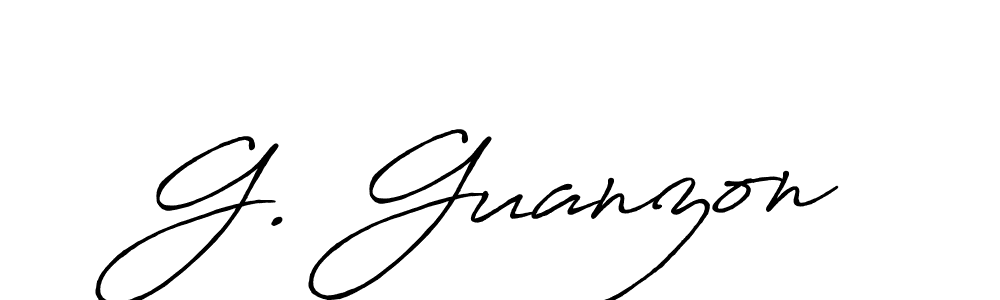 Make a beautiful signature design for name G. Guanzon. Use this online signature maker to create a handwritten signature for free. G. Guanzon signature style 7 images and pictures png