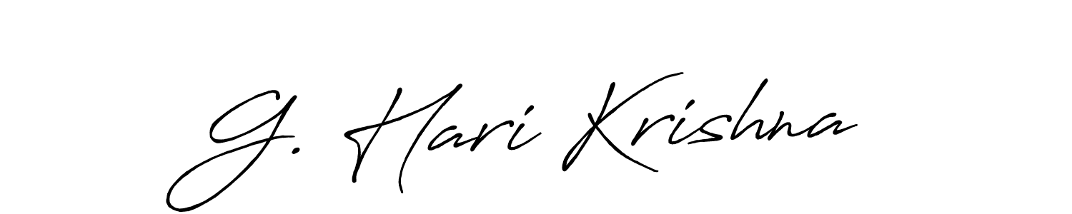 The best way (Antro_Vectra_Bolder) to make a short signature is to pick only two or three words in your name. The name G. Hari Krishna include a total of six letters. For converting this name. G. Hari Krishna signature style 7 images and pictures png