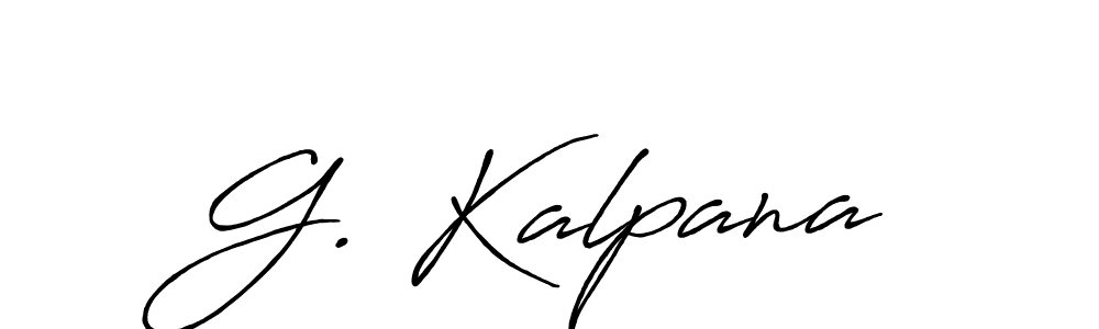 Use a signature maker to create a handwritten signature online. With this signature software, you can design (Antro_Vectra_Bolder) your own signature for name G. Kalpana. G. Kalpana signature style 7 images and pictures png