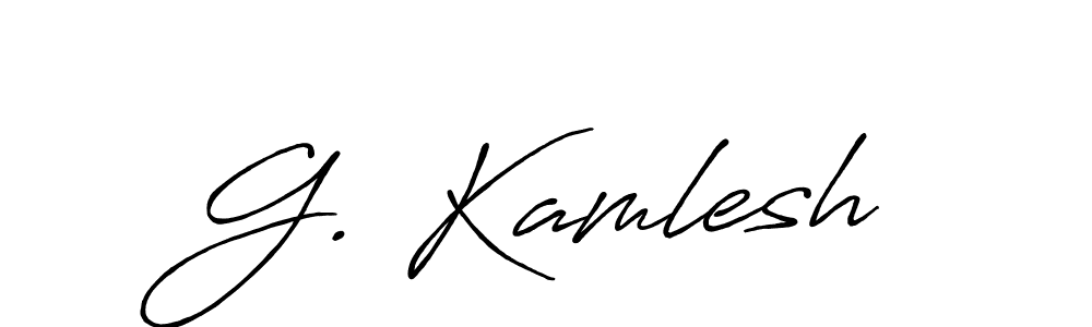 You can use this online signature creator to create a handwritten signature for the name G. Kamlesh. This is the best online autograph maker. G. Kamlesh signature style 7 images and pictures png