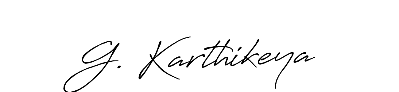 This is the best signature style for the G. Karthikeya name. Also you like these signature font (Antro_Vectra_Bolder). Mix name signature. G. Karthikeya signature style 7 images and pictures png