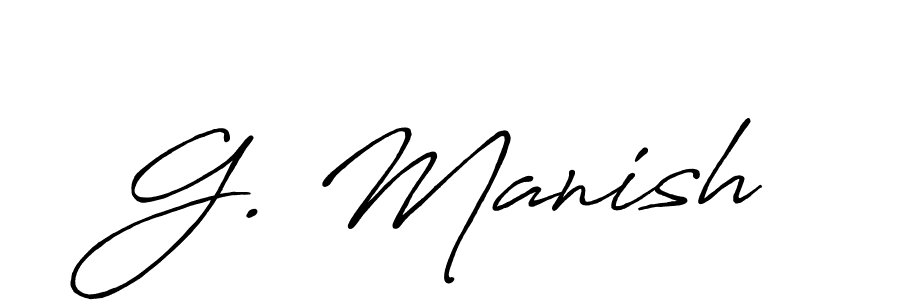 Make a short G. Manish signature style. Manage your documents anywhere anytime using Antro_Vectra_Bolder. Create and add eSignatures, submit forms, share and send files easily. G. Manish signature style 7 images and pictures png