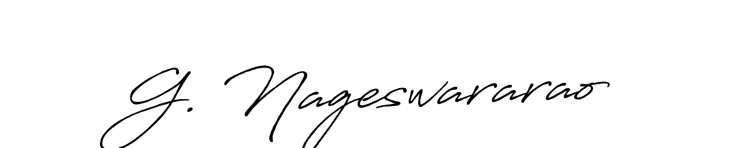 It looks lik you need a new signature style for name G. Nageswararao. Design unique handwritten (Antro_Vectra_Bolder) signature with our free signature maker in just a few clicks. G. Nageswararao signature style 7 images and pictures png