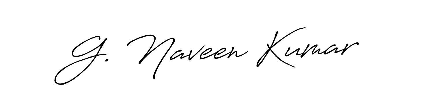 Also You can easily find your signature by using the search form. We will create G. Naveen Kumar name handwritten signature images for you free of cost using Antro_Vectra_Bolder sign style. G. Naveen Kumar signature style 7 images and pictures png