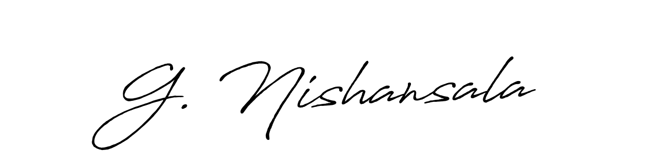 Best and Professional Signature Style for G. Nishansala. Antro_Vectra_Bolder Best Signature Style Collection. G. Nishansala signature style 7 images and pictures png