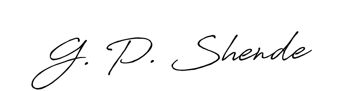 How to Draw G. P. Shende signature style? Antro_Vectra_Bolder is a latest design signature styles for name G. P. Shende. G. P. Shende signature style 7 images and pictures png