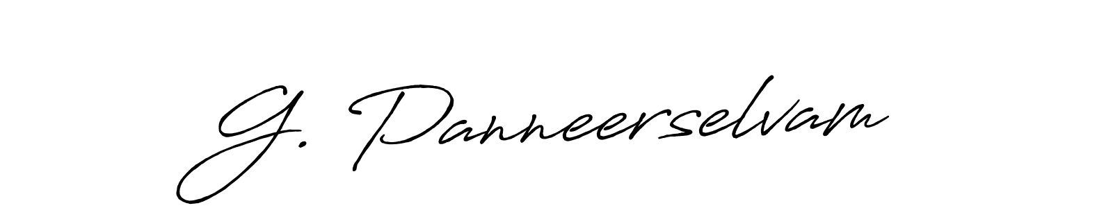 This is the best signature style for the G. Panneerselvam name. Also you like these signature font (Antro_Vectra_Bolder). Mix name signature. G. Panneerselvam signature style 7 images and pictures png