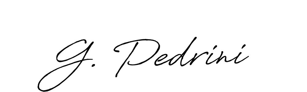 Also we have G. Pedrini name is the best signature style. Create professional handwritten signature collection using Antro_Vectra_Bolder autograph style. G. Pedrini signature style 7 images and pictures png