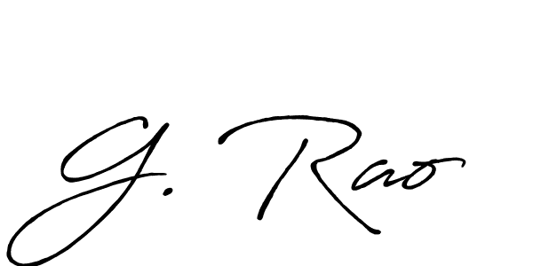 It looks lik you need a new signature style for name G. Rao. Design unique handwritten (Antro_Vectra_Bolder) signature with our free signature maker in just a few clicks. G. Rao signature style 7 images and pictures png