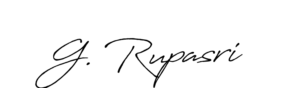 Also You can easily find your signature by using the search form. We will create G. Rupasri name handwritten signature images for you free of cost using Antro_Vectra_Bolder sign style. G. Rupasri signature style 7 images and pictures png