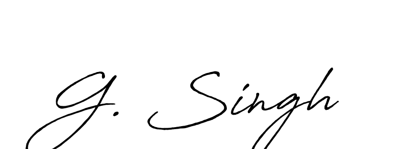 How to Draw G. Singh signature style? Antro_Vectra_Bolder is a latest design signature styles for name G. Singh. G. Singh signature style 7 images and pictures png