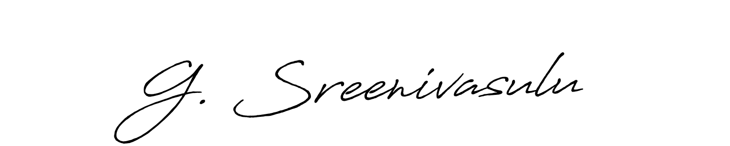 Make a beautiful signature design for name G. Sreenivasulu. Use this online signature maker to create a handwritten signature for free. G. Sreenivasulu signature style 7 images and pictures png