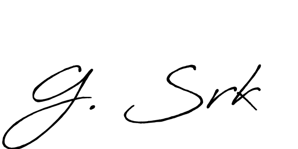 It looks lik you need a new signature style for name G. Srk. Design unique handwritten (Antro_Vectra_Bolder) signature with our free signature maker in just a few clicks. G. Srk signature style 7 images and pictures png