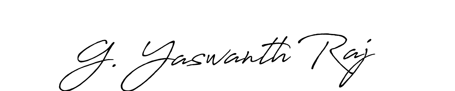Also You can easily find your signature by using the search form. We will create G. Yaswanth Raj name handwritten signature images for you free of cost using Antro_Vectra_Bolder sign style. G. Yaswanth Raj signature style 7 images and pictures png