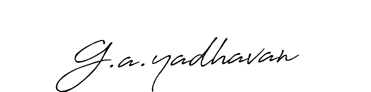 Here are the top 10 professional signature styles for the name G.a.yadhavan. These are the best autograph styles you can use for your name. G.a.yadhavan signature style 7 images and pictures png