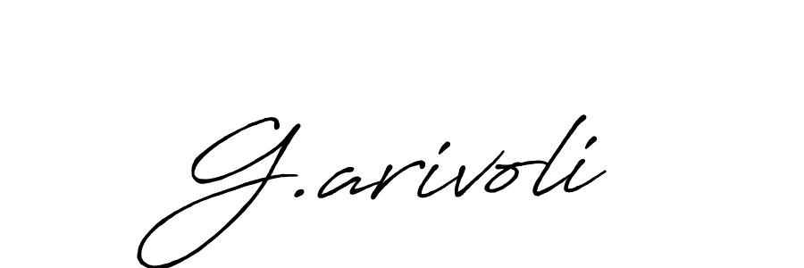 Once you've used our free online signature maker to create your best signature Antro_Vectra_Bolder style, it's time to enjoy all of the benefits that G.arivoli name signing documents. G.arivoli signature style 7 images and pictures png