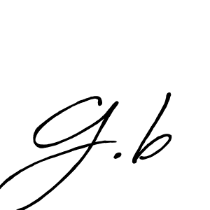 You should practise on your own different ways (Antro_Vectra_Bolder) to write your name (G.b) in signature. don't let someone else do it for you. G.b signature style 7 images and pictures png