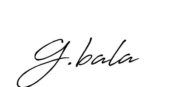 G.bala stylish signature style. Best Handwritten Sign (Antro_Vectra_Bolder) for my name. Handwritten Signature Collection Ideas for my name G.bala. G.bala signature style 7 images and pictures png