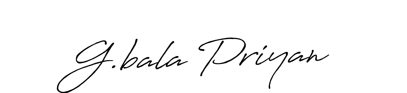 How to make G.bala Priyan signature? Antro_Vectra_Bolder is a professional autograph style. Create handwritten signature for G.bala Priyan name. G.bala Priyan signature style 7 images and pictures png