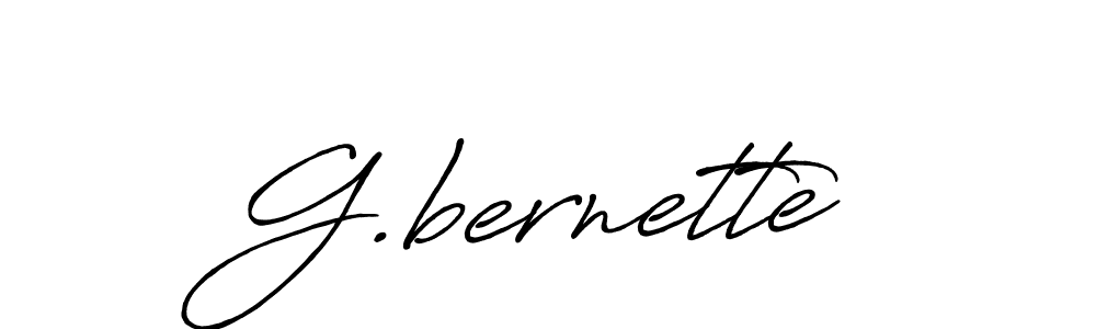 Make a beautiful signature design for name G.bernette. With this signature (Antro_Vectra_Bolder) style, you can create a handwritten signature for free. G.bernette signature style 7 images and pictures png